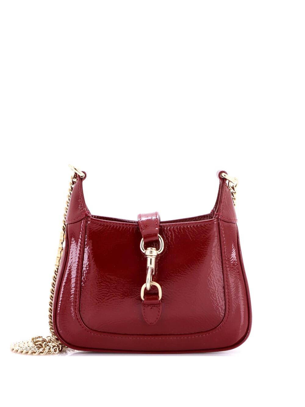 Gucci Jackie Notte Chain Hobo Patent #364408G19B